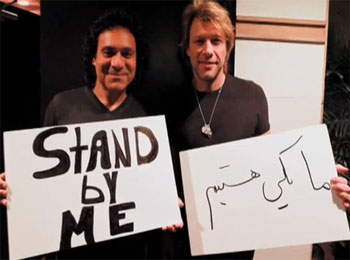 Imagem da notícia: Bon Jovi grava com cantor exilado