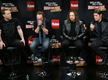 Imagem da notícia: Metallica em festa de 25 anos do Rock and Roll Hall of Fame?